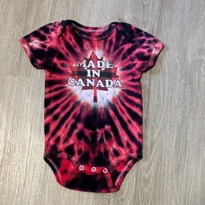 Made in Canada Tie-Dye Kids One Piece